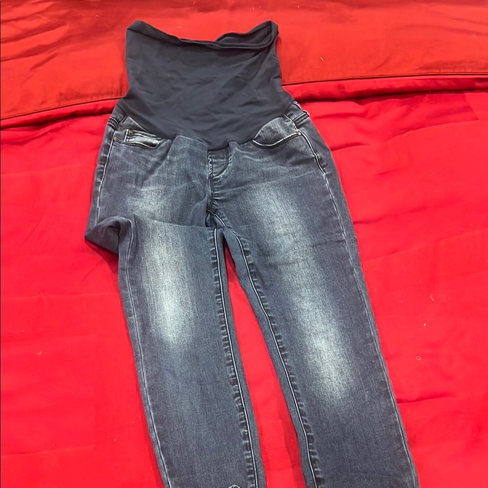 Women's Blue Maternity Jeans